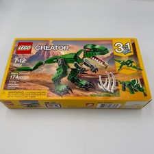 LEGO Creator 3 in 1 Mighty Dinosaur Toy - Transforms from T-Rex to Triceratops..
