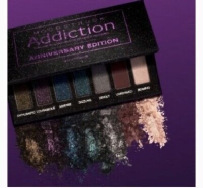 New younique Moodstruck Addiction  Anniversary EditionEyeShadow Palette Shimmer 