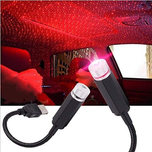 Auto USB Sternenhimmel Innenraum, Sternenlicht, Nachtlicht - verschiedene Farben - Bild 1 von 28