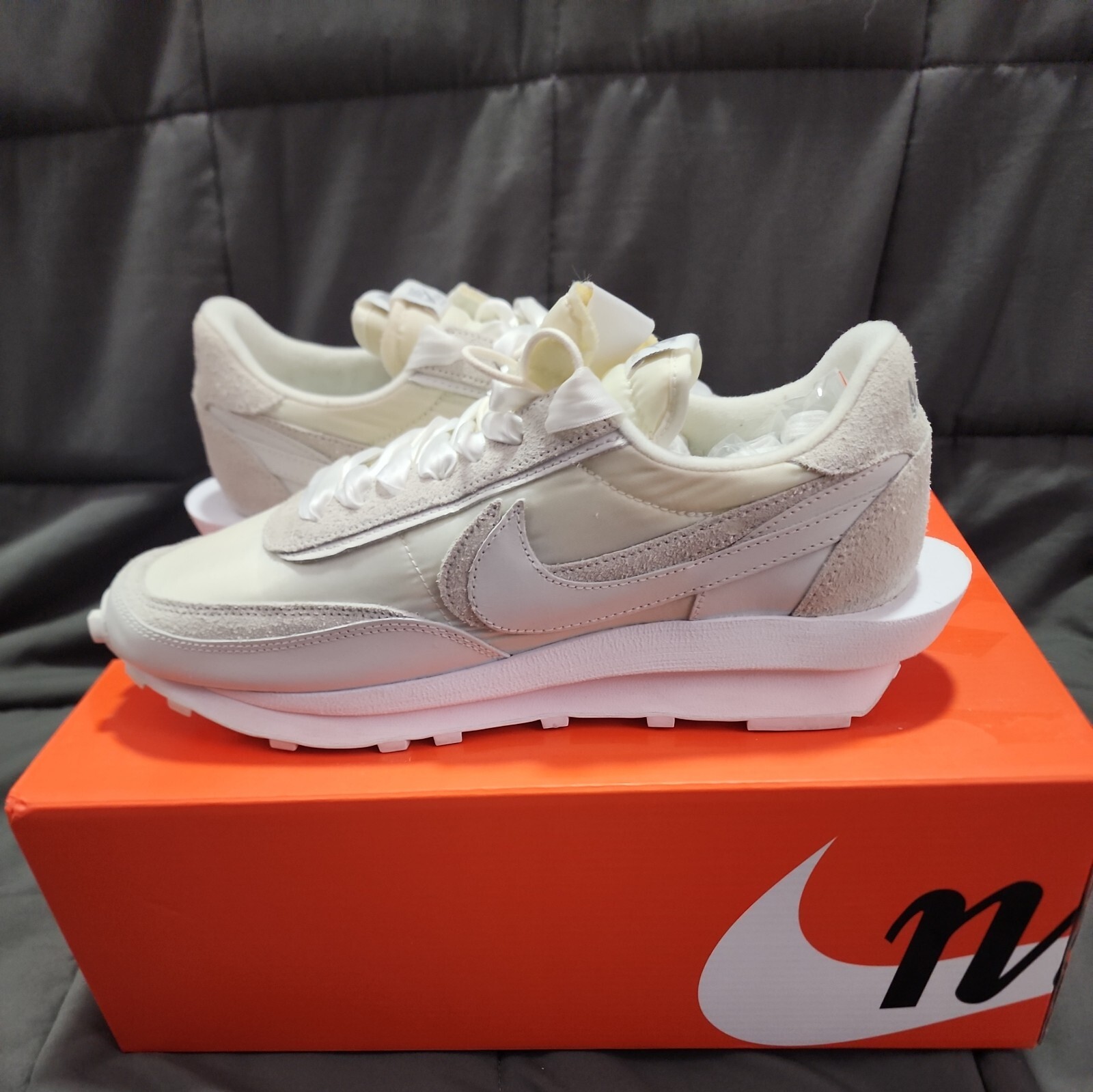 SACAI X NIKE Taglia 11 Nike sacai x LDWaffle nylon bianco