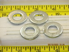The listing is for: 4 1/2" SAE flat washers, Zinc plated steel, 1/2" .09"thick