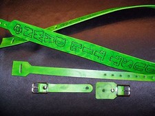  GS2P 1.5" wide 4 piece GUITAR STRAP Custom Personalized Leather-optional ENDS 