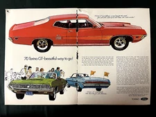 Original 1970 Ford AD: '70 Torino GT-beautiful way to go!