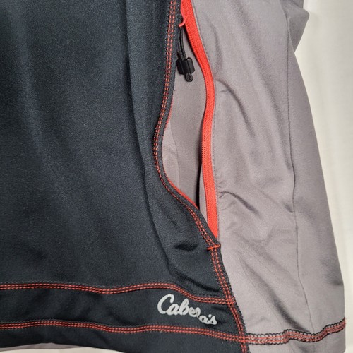 Cabela's XPG Women's Medium Extreme Performance Gear Black Gray 1/4 Zip Pullover - Picture 5 of 10