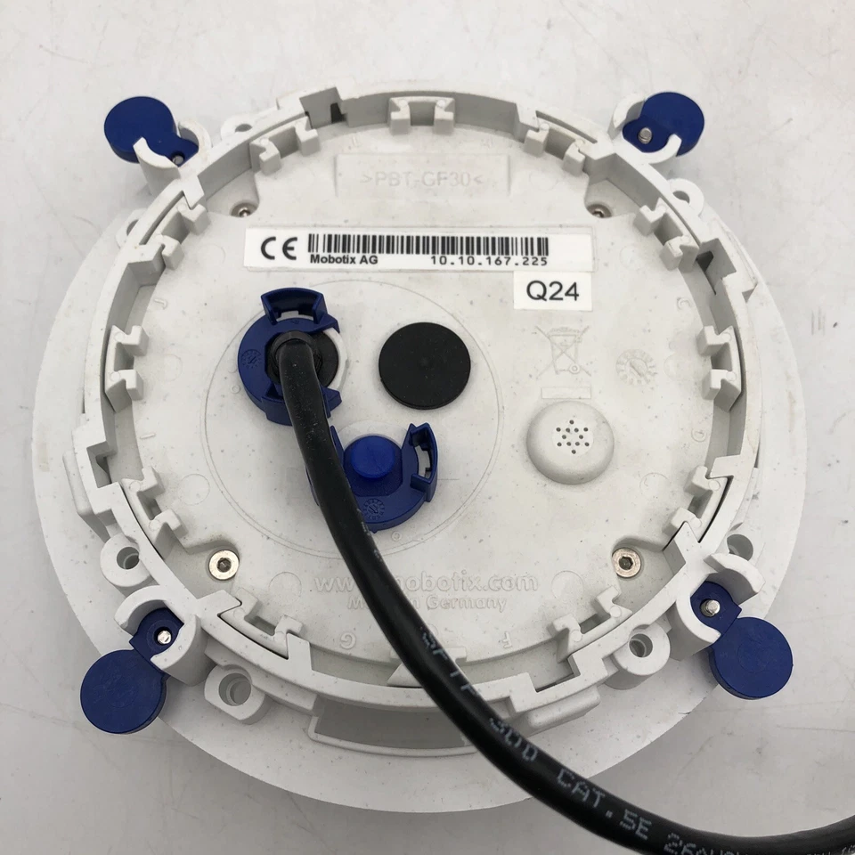 Cámara CCTV de vigilancia de seguridad web red IP Mobotix Q24 usada como está BB Foto 3 de 4