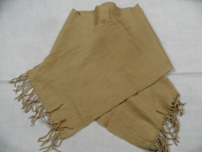 FABIANI Kaschmirschal mit Fransen camel 29 x 140  SSy1120