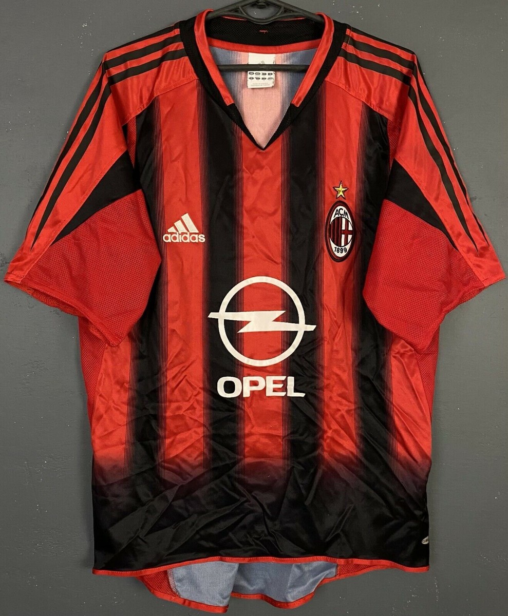 MEN'S ADIDAS AC MILAN 2004/2005 ROSSONERI SOCCER FOOTBALL SHIRT
