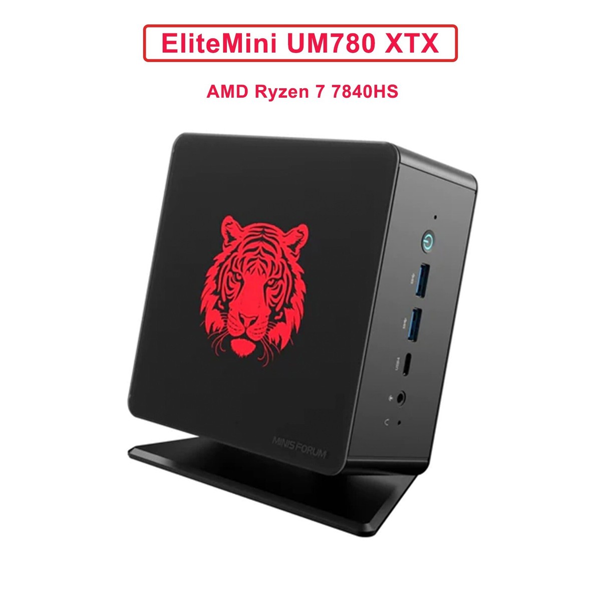 Mini PC MINISFORUM UM780 AMD Ryzen 7840HS Home Computer