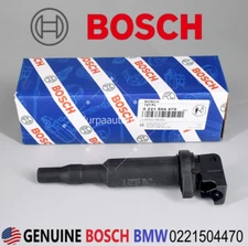 1x OEM BOSCH Ignition Coil Set W/ Connector Boot For BMW 5 6 7 x5 x6 0221504470