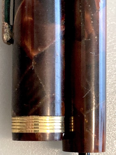 Japanische Vintage 14K Zelluloidachse Tinte Abschalten keine Tintenlecks - Bild 4 von 10
