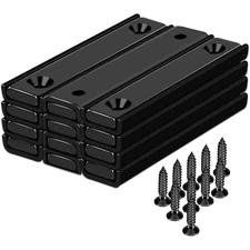 12 Pack Neodymium Bar Magnets, 70LB Strong Rare Earth Mounting Magnet Heavy Duty