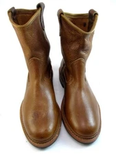 NEW Allen Edmonds "DALLAS" Roper Suede Boots 9 D Cheyenne Brown Leather(483N)