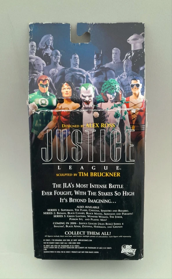 DC DIRECT ALEX ROSS JUSTICE SERIE 3 THE JOKER JLA ACTION FIGURE IN BOX - Immagine 3 di 3
