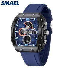 SMAEL Men Sport Watch Digital Watch Boy Electronic Alarm Military LED Wristwatch