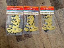 taco bout a fiesta banner gold 70 , 3 Packs, Taco Party Decorations