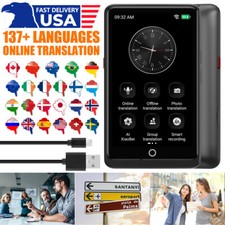 Wifi Smart Real Time Translator 139 Languages AI Voice Translate Touch Screen