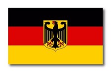 German Flag Coat Of Arms Eagle Decal 3m Sticker Germany Various Sizes Usa Made