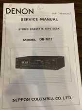 DENON DR-M11 DRM11 Service Manual ORIGINAL