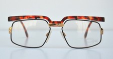 Cazal Vintage Eyeglasses - NOS - Model 246 - Col 738- Gold, Marble Amber Black