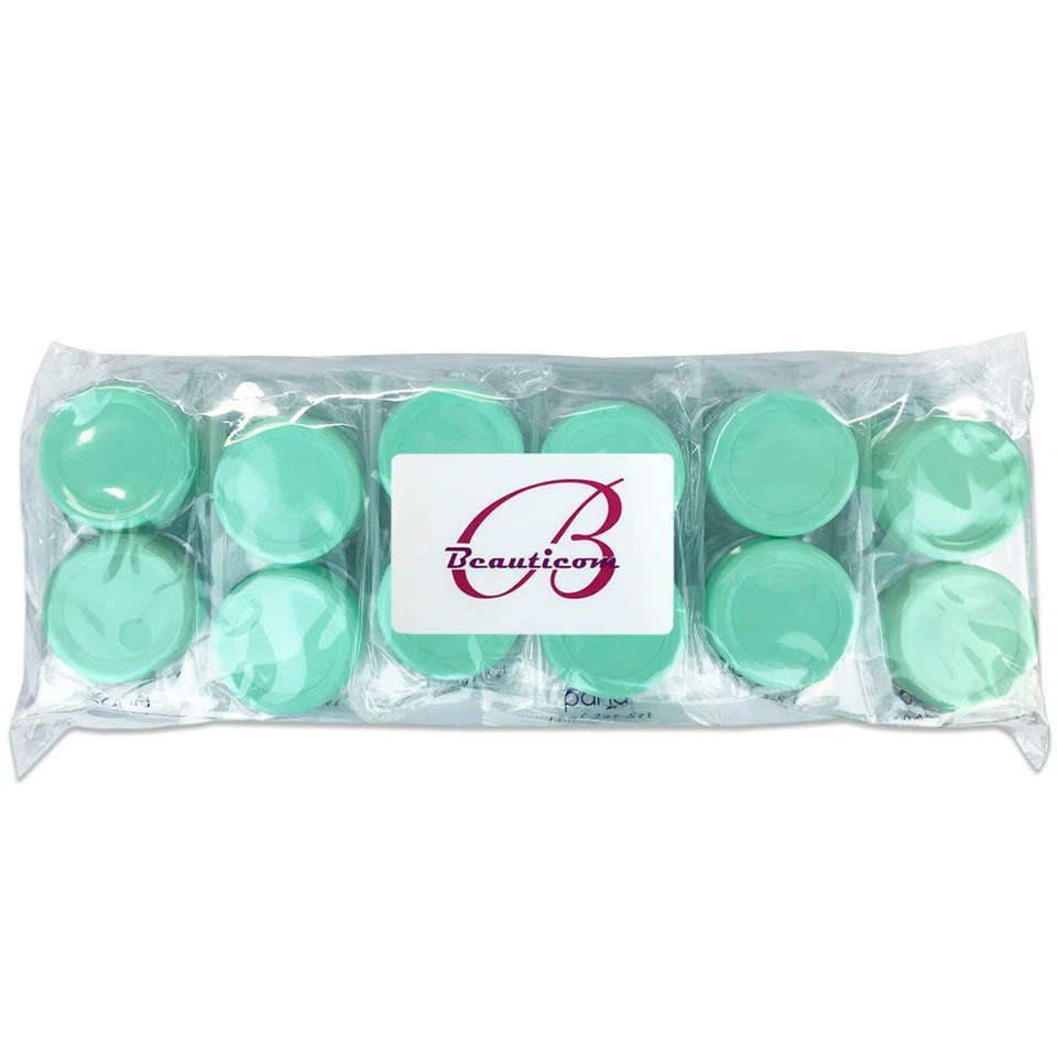 24PCS 10G/10ML Makeup Cream Cosmetic Green Sample Jar Containers with Spatulas - Image 4 of 4