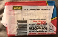 1988 Donruss Baseball Card Wax Pack Rafael Ramirez Braves Showing On Back