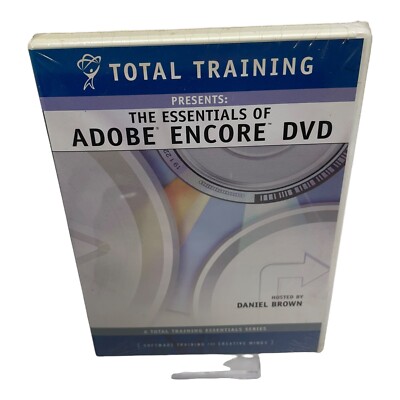 TOTAL TRAINING ADOBE ENCORE 1.5 - 3 DVD's BRAND NEW FACTORY SEALED RARE