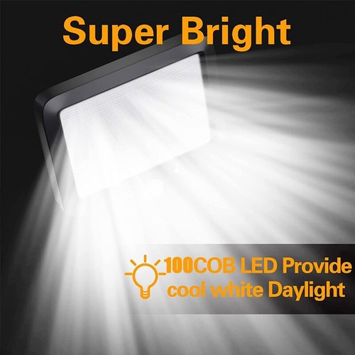 100 LED Solarleuchte mit Bewegungsmelder Außen Gartenlicht Wandleuchte Lampe DHL - Bild 11 von 13