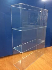 305Displays Acrylic Display 14" x 4 1/4" x 19" Without Door ShowCase Box Cabinet