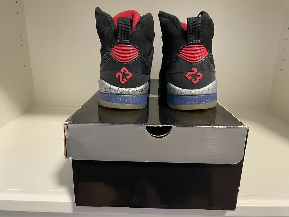 RARO🔥 364806 062 JORDAN SIXTY PLUS negro/rojo universitario-azul francés HOMBRE Talla 10.5 Foto 4 de 4