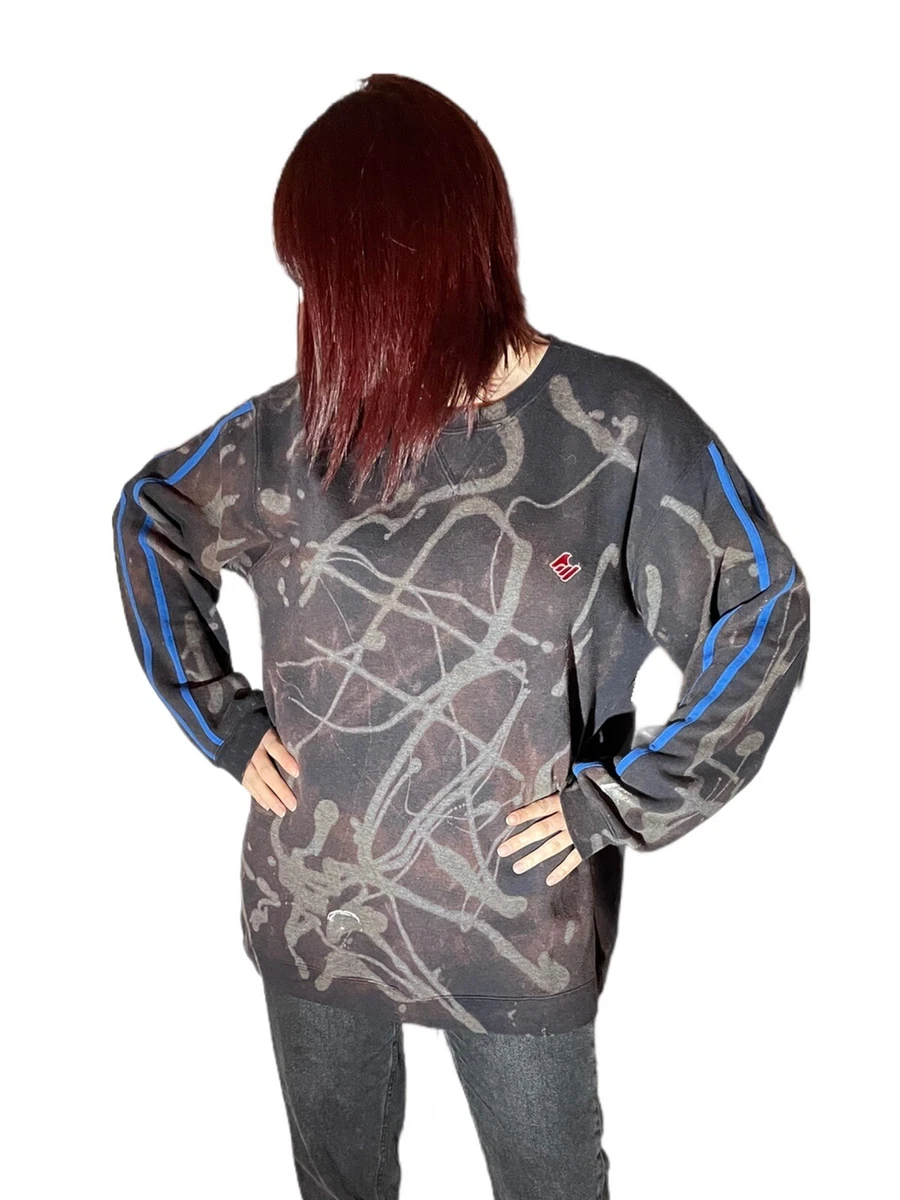 navy bleached sweatshirt