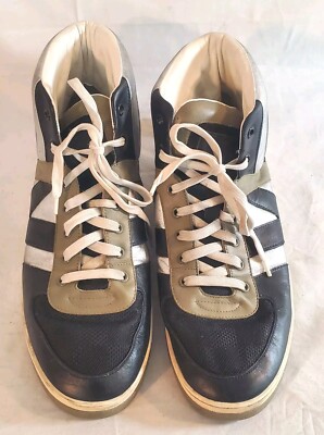 Louis Vuitton Tribe Men's 7.5 Damier Sneaker Colorblock Made in Italy. *Flaw*
