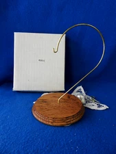 Vintage Willitts Designs 1986 Solid Oak Ornament Stand Holder NEW