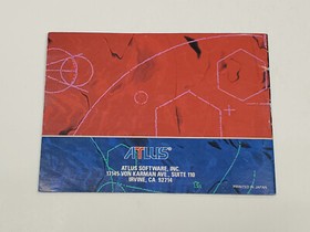 Jack Bros. Nintendo Virtual Boy Manual Only *creases