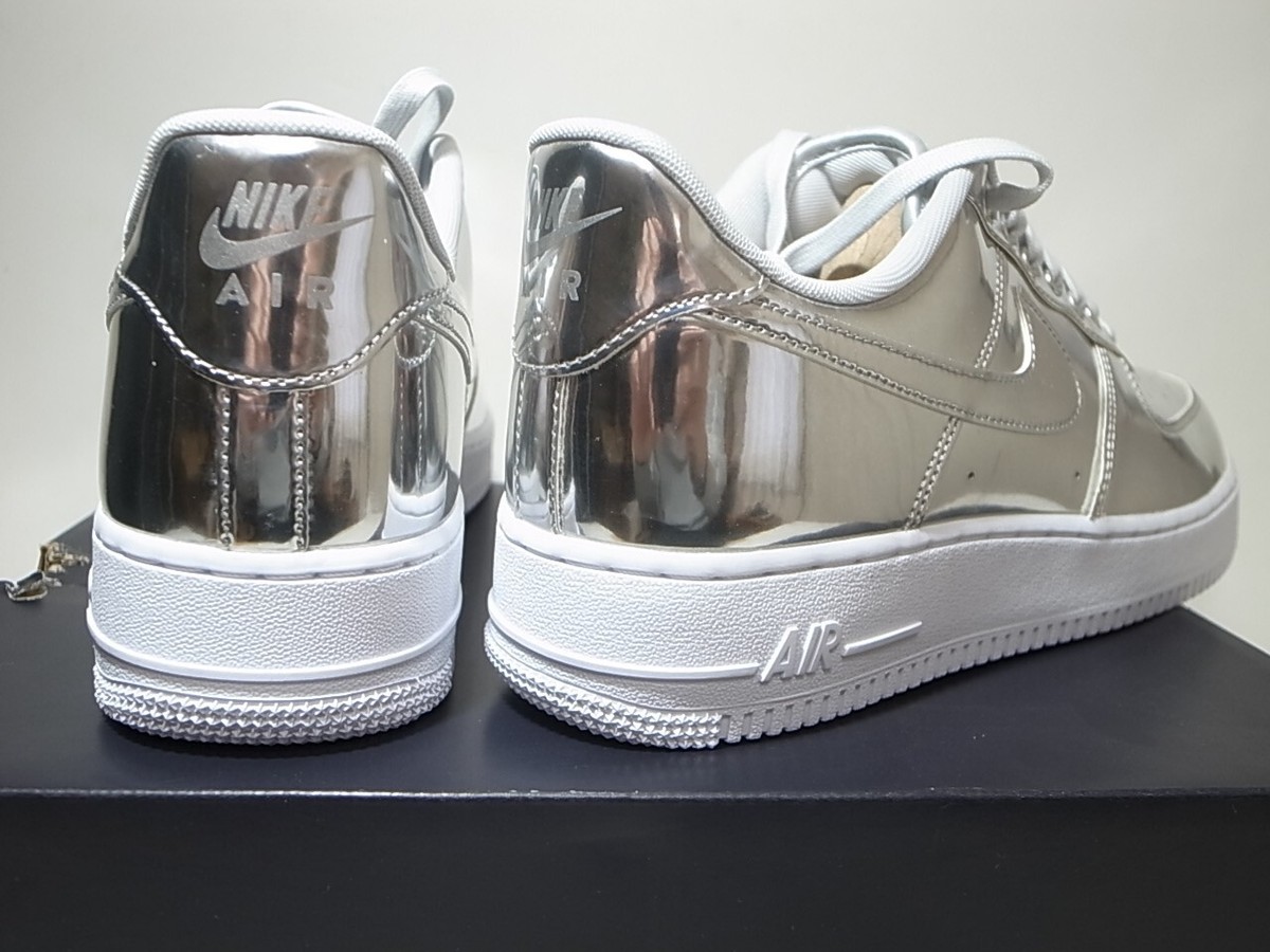 スニーカー NIKE Air Force 1 Low Liquid l llic Chrome [WMNS 2019 Nike WMNS Air Force 1 Low Metallic Chrome - Dec 2019