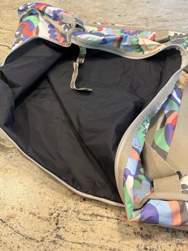 Vintage LeSportSac Large Garment Bag 50" x 22" x 3" Floral Colorful - Picture 7 of 7