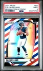 2024 Panini Prizm - Rookies Caleb Williams #301 Red White & Blue Prizm PSA  9