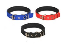 Heavy-Duty Adjustable Nylon Dog Collar Soft Foam Lining ,Padded, Durable, Buckle
