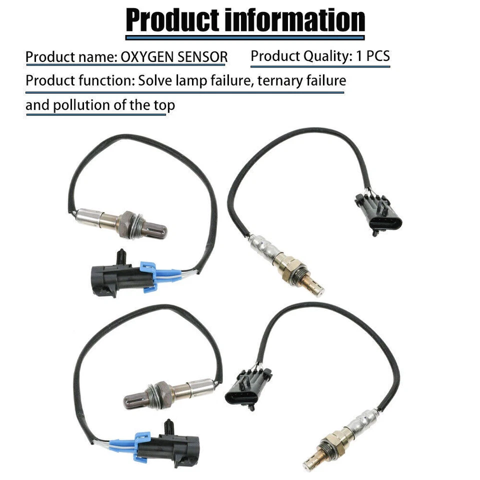 Sensor de oxígeno ascendente y descendente 4X AM-1760487953 para Chevy Express 1500 2500 Savana Foto 3 de 4