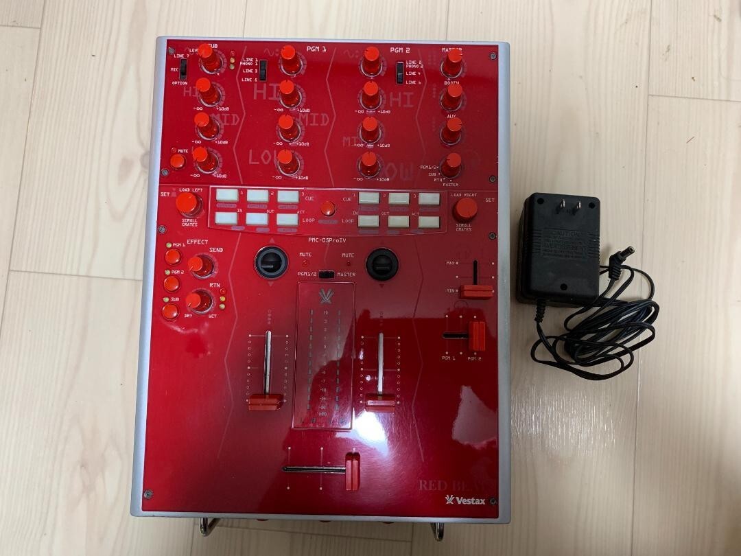 Vestax PMC-05Pro IV DJミキサー 赤 Amazon | Vestax DJミキサー PMC-05Pro IV RED 赤 MIDI