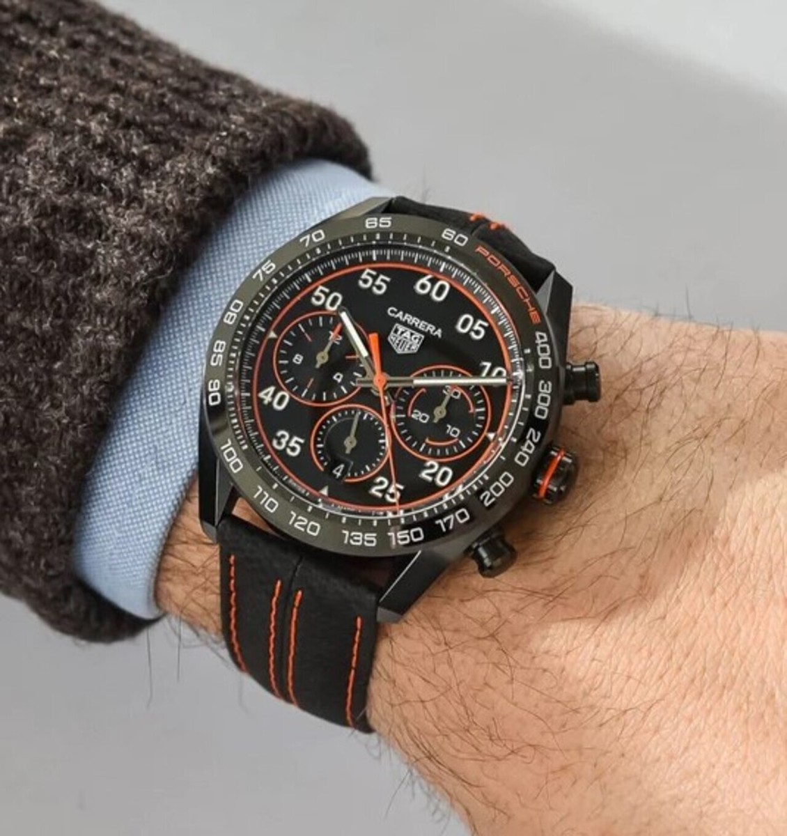 TAG Heuer Carrera Porsche Orange Racing - CBN2A1M.FC6526 | eBay