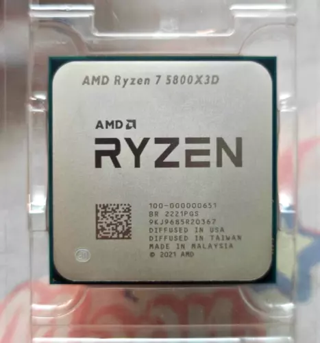 AMD Ryzen 7 5800X3D 8-core 16 thread 3.4 GHz socket AM4 CPU 100-10000651- - Picture 2 of 6