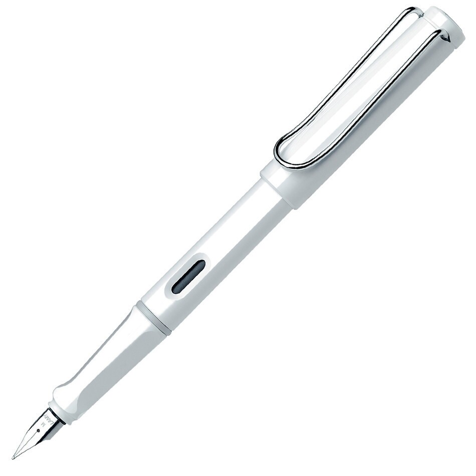 LAMY Safari White Fine Fountain Pen (L19WEF)