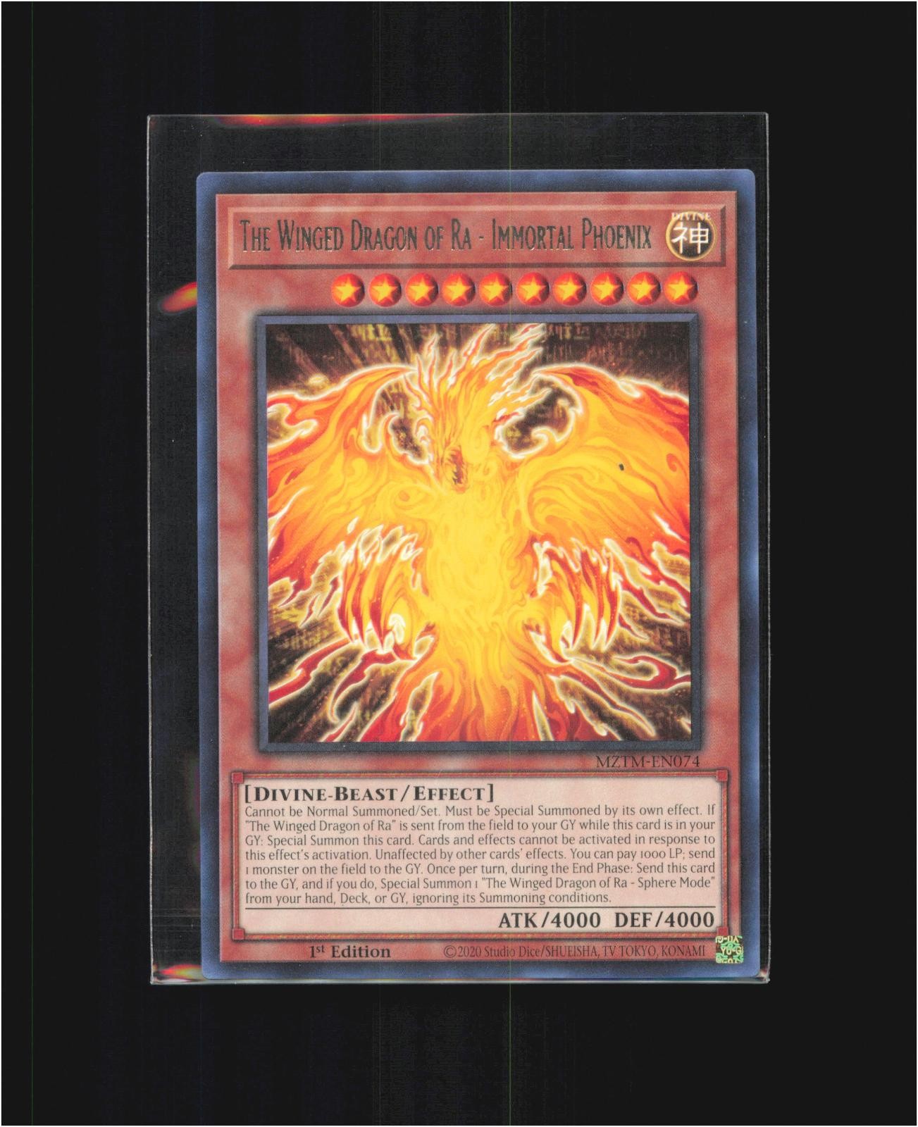 The Winged Dragon of Ra - Immortal Phoenix MZTM-EN074 Yu-Gi-Oh MP