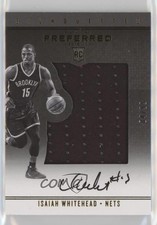 2016-17 Panini Preferred Rookie Silhouettes 4/99 Isaiah Whitehead #31 Auto 1u6