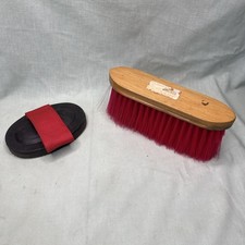 Horse Grooming Brush Lot Dandy Brush & Curry Comb Decker USA