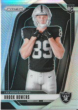 2024 Panini Prizm - Rookie Variations Brock Bowers #9 Silver Prizm (RC)