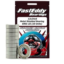 12x24x6 Metal Shielded Bearing 6901-ZZ 10 Units