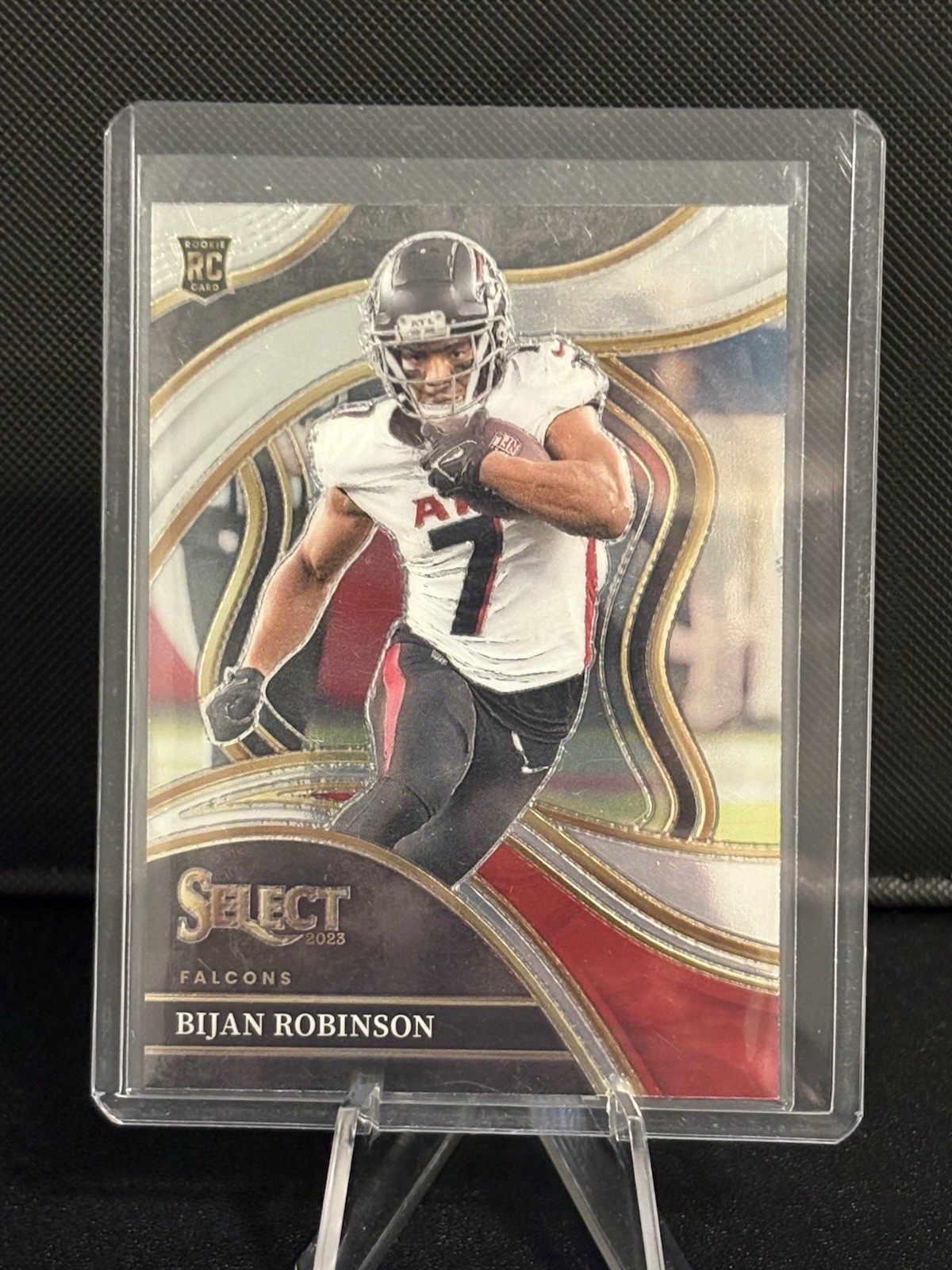 2023 Panini Select - Club Level Bijan Robinson #296 Silver Prizm (RC)
