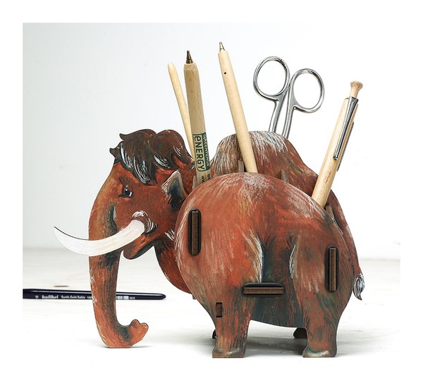 "Werkhaus - Stiftebox \"Mammut\" Stiftehalter StifteköCher WE2063"-image
