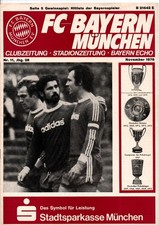 1976 FIFA World Club Championship Bayern Munich v Cuzeiro Belo Horizonte